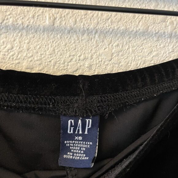 Vintage Gap Velvet Pants Womens XS Pull On Black Whimsigoth Fairy Witchy 90s Y2K - Picture 4 of 12